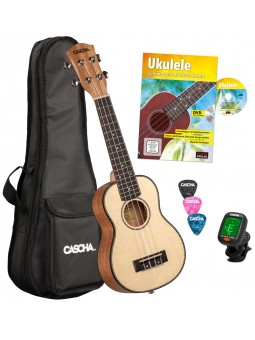 Ukulele Soprano Pack Solid...