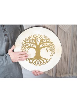 Hand Drum 16" - Tree of Life